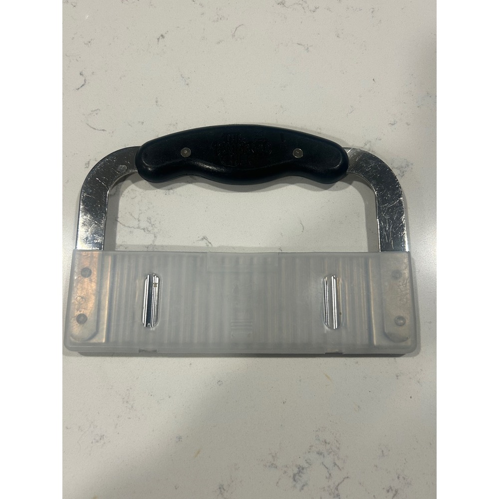 The Pampered Chef Crinkle Cutter Stainless Steel Wavy Blade Kitchen Tool 1089 - Picture 2 of 5